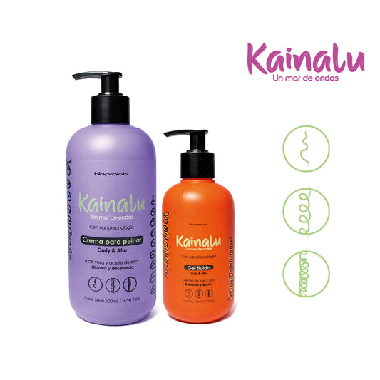 Dupla Finalizadores Kainalu - Crema Para Peinar + Gel Fluido