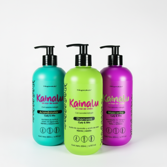 Kit Trío Perfecto Kainalu - Shampoo, Acondicionador y Mascarilla