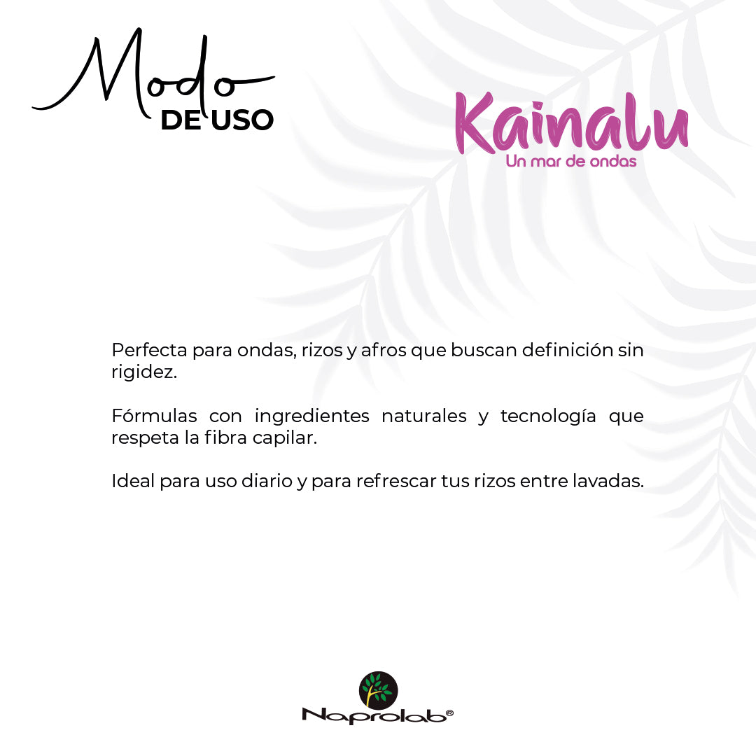 Dupla Finalizadores Kainalu - Crema Para Peinar + Gel Fluido