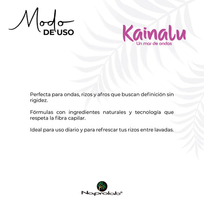 Dupla Finalizadores Kainalu - Crema Para Peinar + Gel Fluido