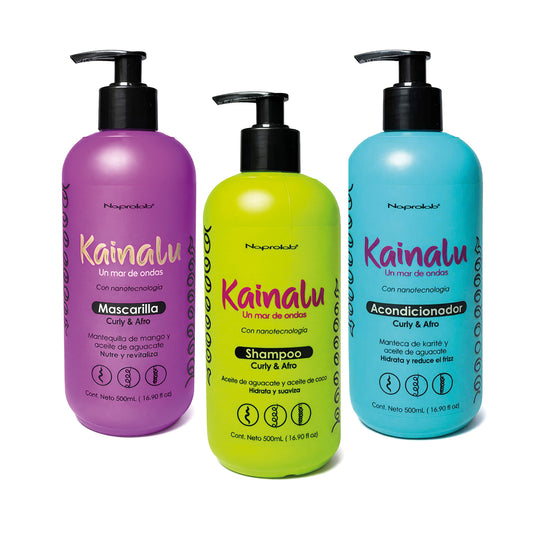 Kit Trío Perfecto Kainalu - Shampoo, Acondicionador y Mascarilla