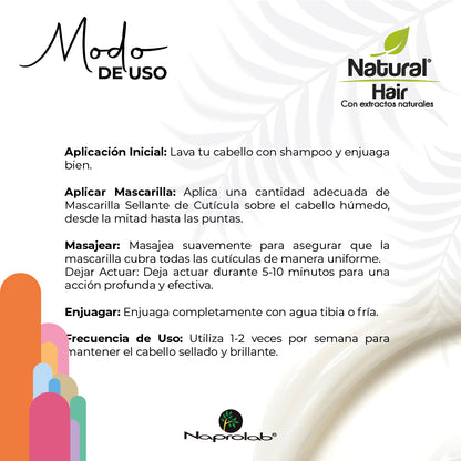 Mascarilla Keratina y Vitamina E