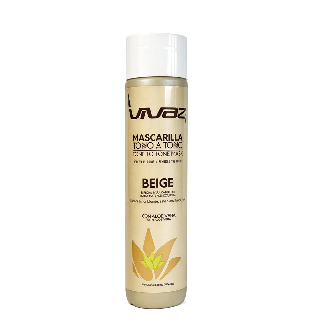 Mascarilla Tono a Tono Beige