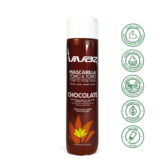 Mascarilla Tono a Tono Chocolate