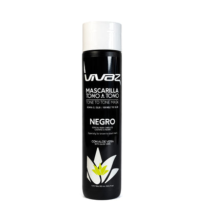 Mascarilla Tono a Tono Negro