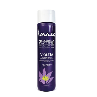 Mascarilla Tono a Tono Violeta